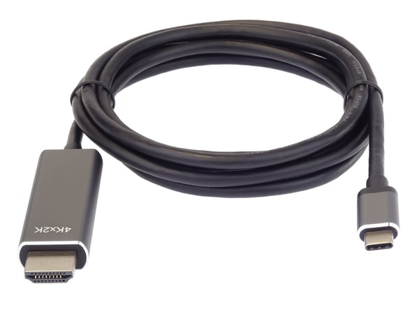 PremiumCord KU31HDMI08 videokabeladapter 1,8 m HDMI Typ A (standard) USB Type-C Svart PremiumCord KU31HDMI08 videokabeladapter 1,8 m HDMI Typ A (standard) USB Type-C Svart