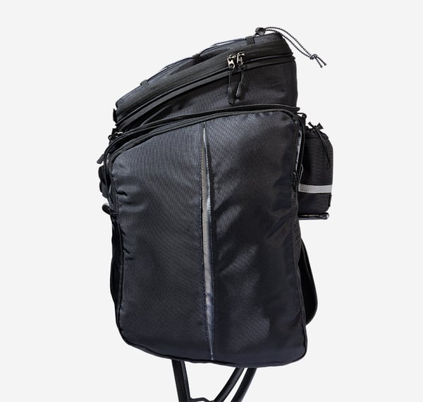 Miniatyrbillede 3 af 6: racktime Odin Bagside Cykeltaske 19 L EVA (ethylenvinylacetat), Nylon Sort