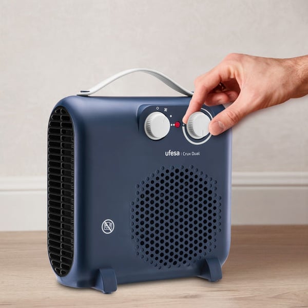Ufesa 83105721 elektrisk rumsvärmare inomhus Blå Elektrisk värmefläkt