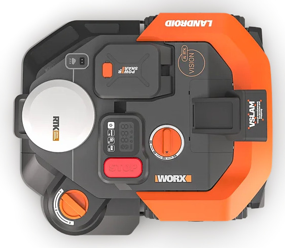 WORX WR308E gräsklippare Robotgräsklippare Batteri Svart, Orange