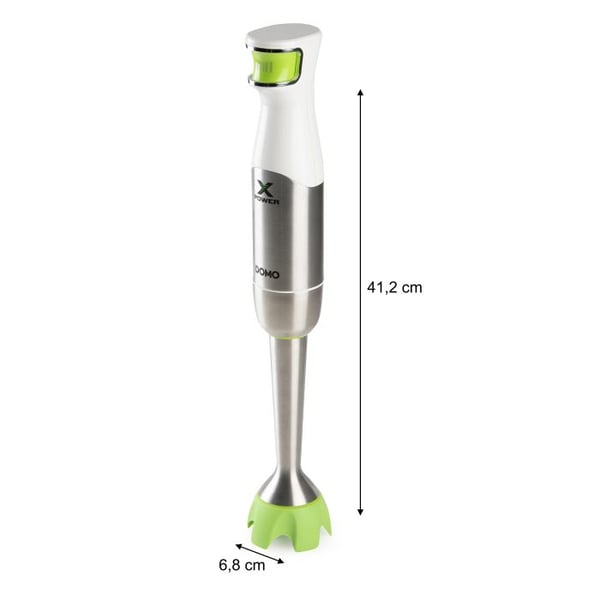 Domo DO9298M Nedsænkning blender 1200 W Hvid, Grøn, Sølv