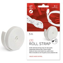 Label-the-cable LTC 1220 kabelsamlare Skrivbord/vägg Flexibel kabeltub Vit 1 styck