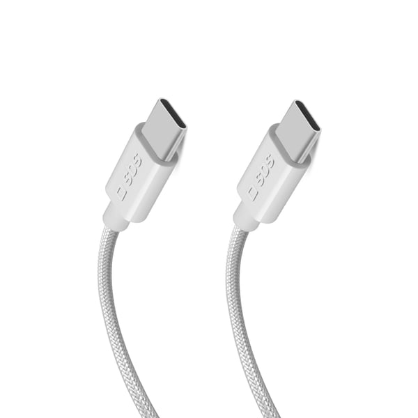 SBS TECABLETISSUE2G USB-kaapeli 2 m USB C 60 W Harmaa