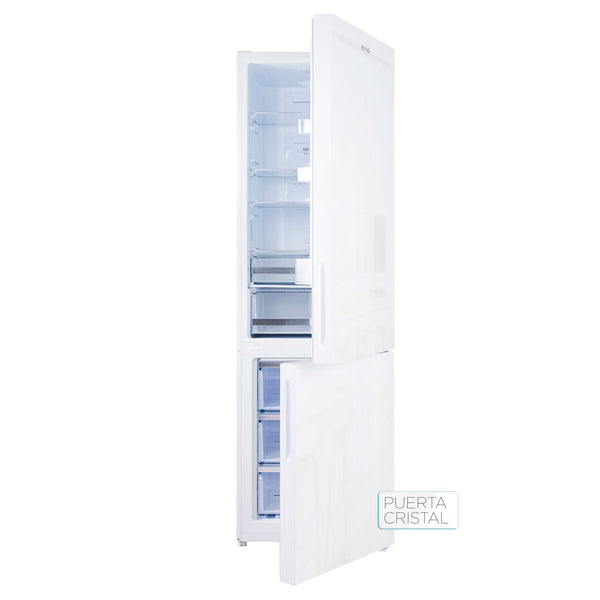 Miniatyrbillede 6 af 8: EVVO F55W Glass Fritstående 322 L Hvid