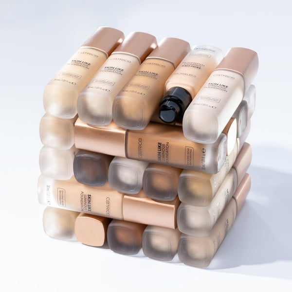 Miniatyrbild 3 av 5: CATRICE Skin Like Luminous Foundation 30 ml Pumpflaska Vätska 043W