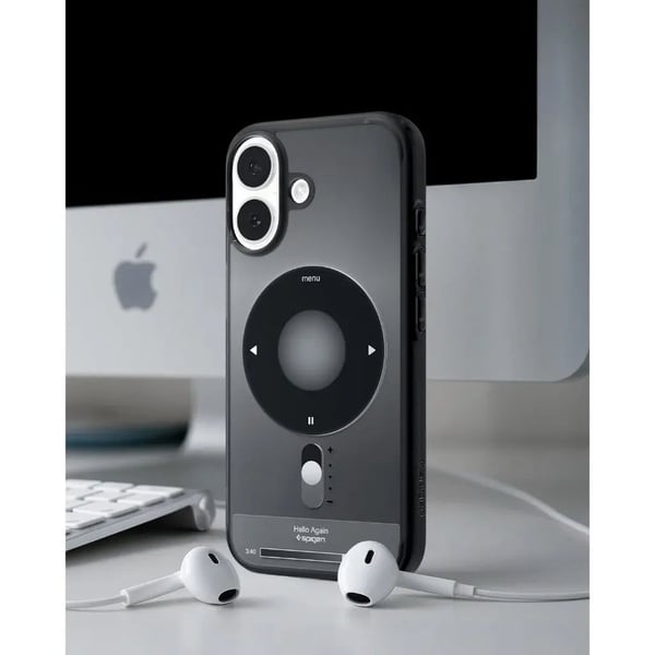 Miniatyrbillede 2 af 2: Spigen Ultra Hybrid (MagFit) mobiltelefon etui 16 cm (6.3") Cover Sort