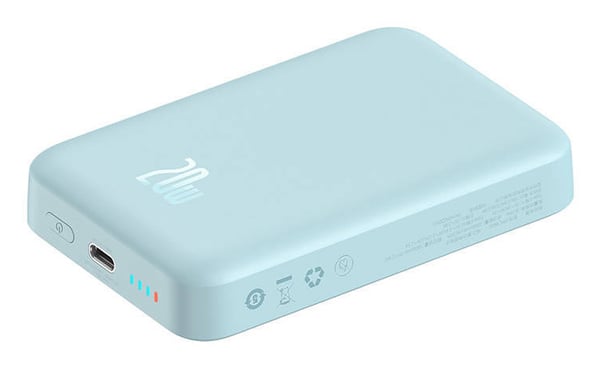 Miniatyrbillede 4 af 10: Baseus PPCX110103 powerbank Lithium polymer (LiPo) 10000 mAh Trådløs opladning Blå