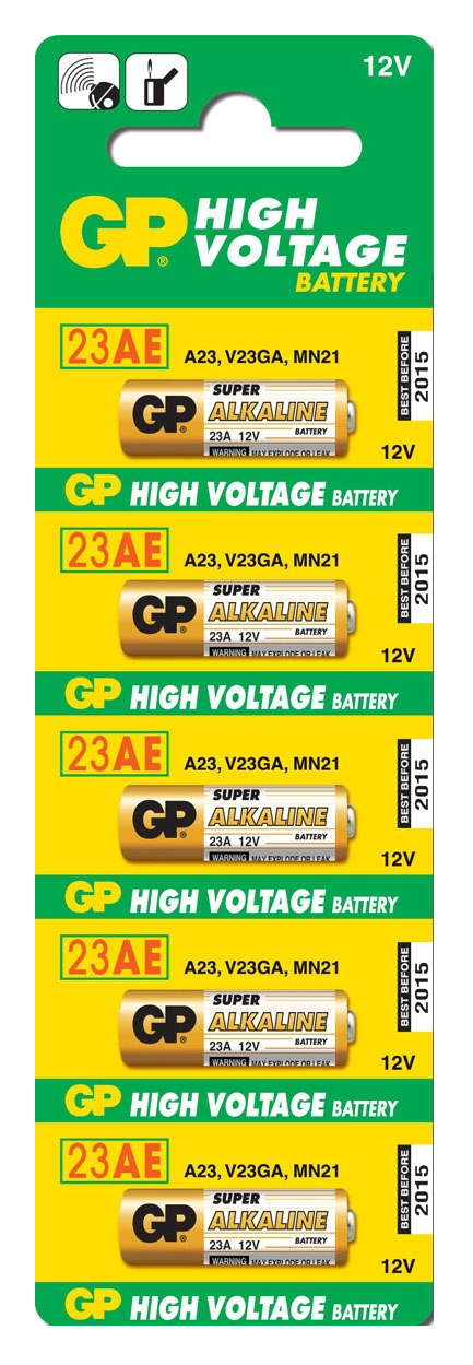 Pikkukuva 2 / 2: GP Batteries High Voltage 23A Kertakäyttöinen akku Alkali