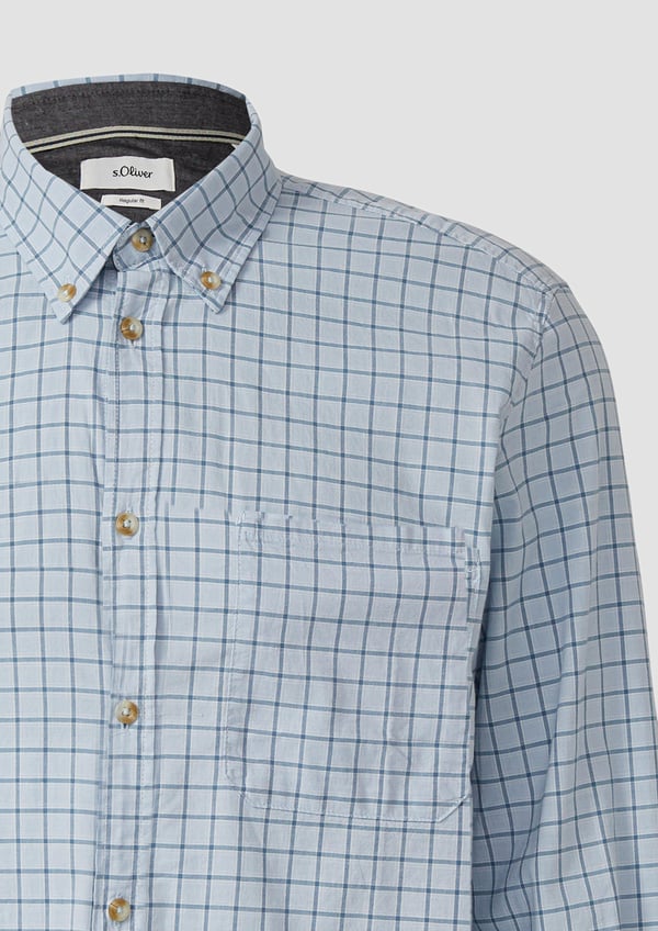 s.Oliver 2172387.50N1.XL skjorte & top Langærmet Bomuld