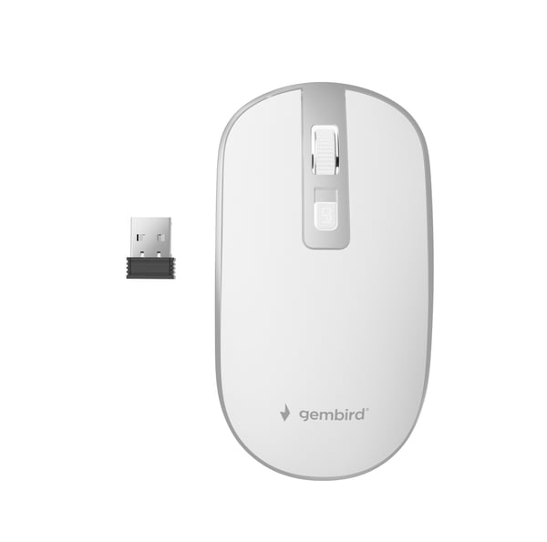 Gembird MUSW-4B-06-WS hiiri Office Molempikätinen Langaton RF Optinen 1600 DPI