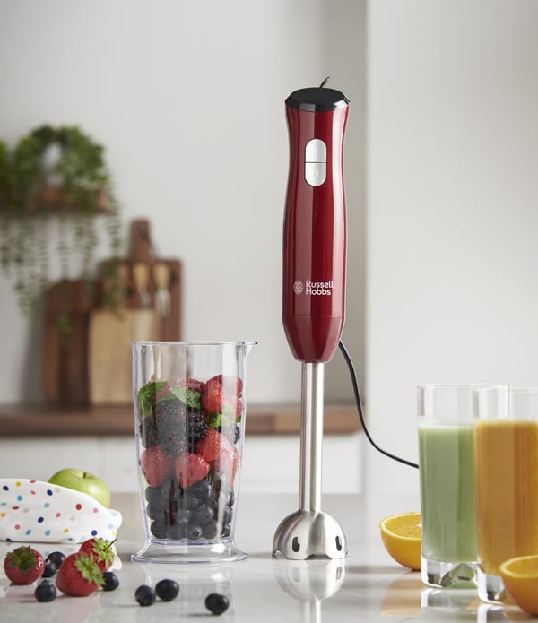Miniatyrbillede 5 af 6: Russell Hobbs Desire 0,7 L Nedsænkning blender 500 W Rød, Rustfrit stål