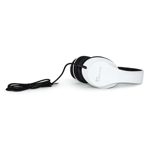 Fantec SHP-3 Headset Kabel Huvudband Samtal/musik Svart, Vit