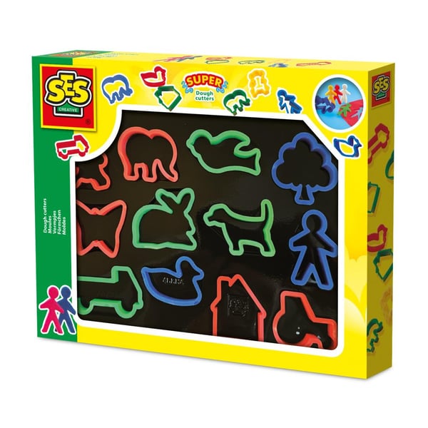 Miniatyrbillede 1 af 5: SES Creative Play dough Cutters (Pack of 12)
