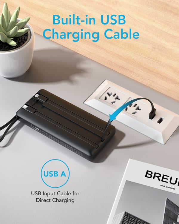 VEGER C20 powerbank Lithium polymer (LiPo) 20000 mAh Sort