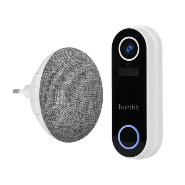 Hombli Smart Doorbell Pack Musta, Valkoinen