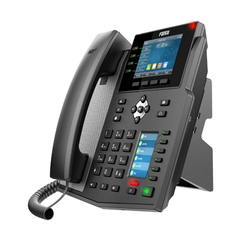 Fanvil X5U IP-telefoner Svart 16 linjer LCD Wi-Fi