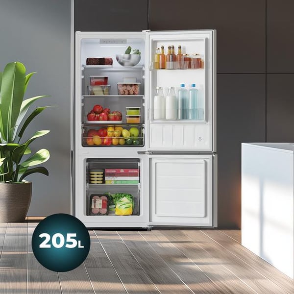 Miniatyrbillede 3 af 15: Cecotec 02076 køle-/fryseskab Fritstående 205 L Hvid