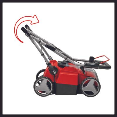 Miniatyrbillede 10 af 10: Einhell GE-SC 36/35 Li - Solo plænelufter Sort, Rød
