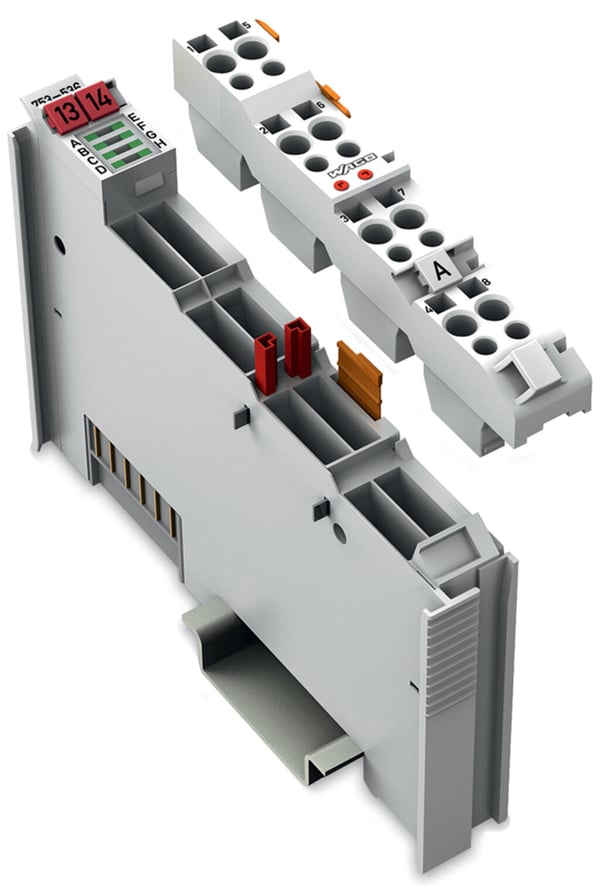 Miniatyrbillede 1 af 3: Wago 753-536 digital & analog I / O-modul