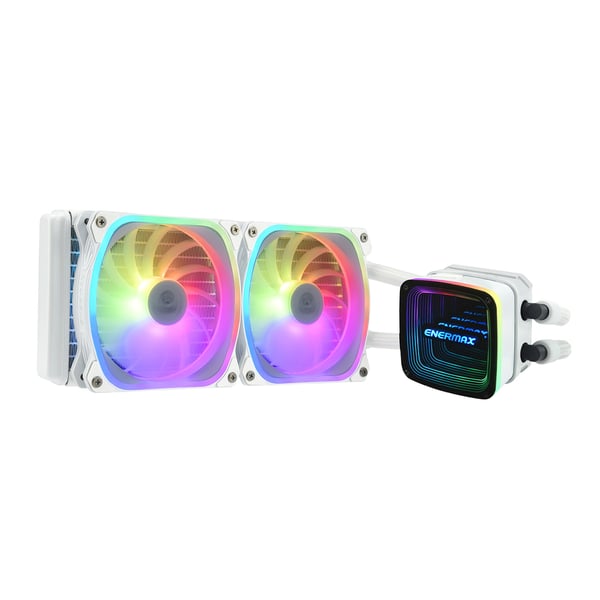 Enermax ELC-AQFA240-SQA-W Computerkølesystem Processor Væskekølingssæt 12 cm Hvid 1 stk