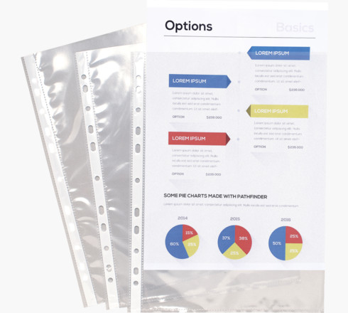 Exacompta 5000E plastfickor 210 x 297 mm (A4) Polypropylen (PP)