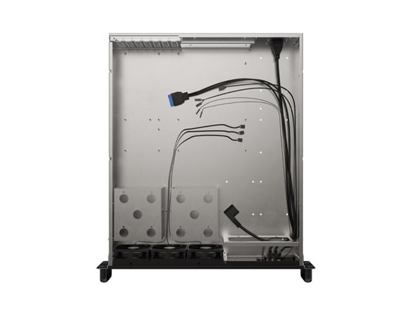 Lanberg SC01-5202-12B modulärt serverchassi Rack (2U) 0 GB