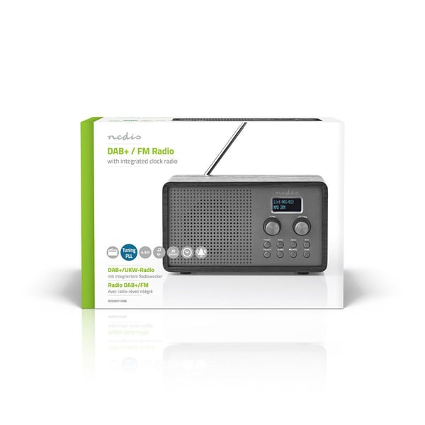 Pikkukuva 5 / 9: Nedis RDDB5110BK radio Henkilökohtainen Digitaalinen Musta