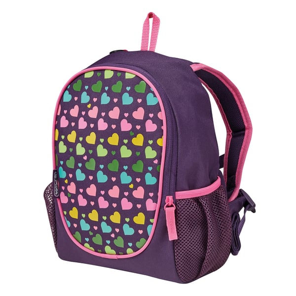 Pikkukuva 1 / 2: Herlitz Rookie Rainbow Hearts reppu Koulureppu Vaaleanpunainen, Purppura Polyesteri