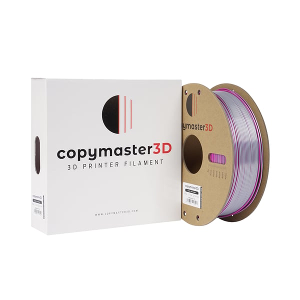 Miniatyrbillede 5 af 5: 3D Prima CM-DUSI-016-1-175 3D print materiale Polymælkesyre (PLA) Rød, Sølv 1 kg