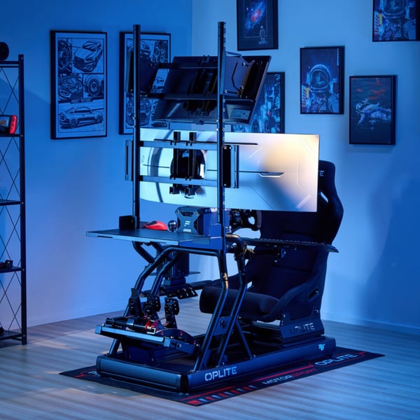 Oplite 100737 Flyg / racing simulator skärmstativ