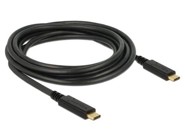 DeLOCK 83325 USB-kabel USB 2.0 3 m USB C 0,48 Gbit/sek. Sort