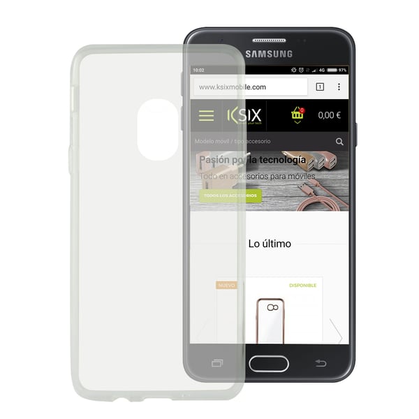 Ksix B8592FTP00 mobiltelefon etui 13,2 cm (5.2") Cover Transparent Ksix B8592FTP00 mobiltelefon etui 13,2 cm (5.2") Cover Transparent