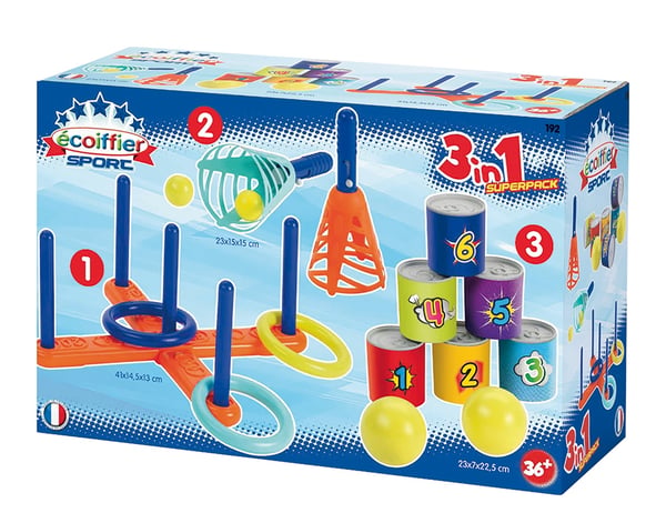 Miniatyrbillede 2 af 2: ECOIFFIER 192 aktive/færdighedsspil & legetøj Sportslegetøjssæt til børn