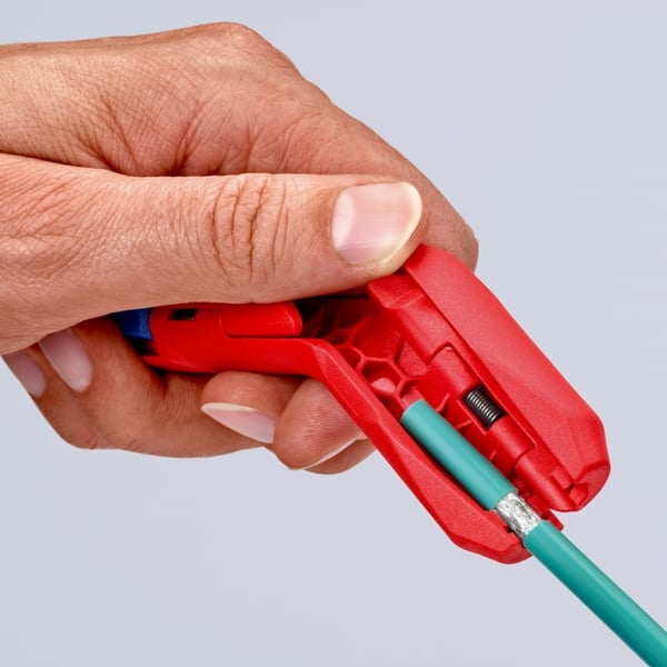 Knipex ErgoStrip kaapelinkuorija Sininen, Punainen