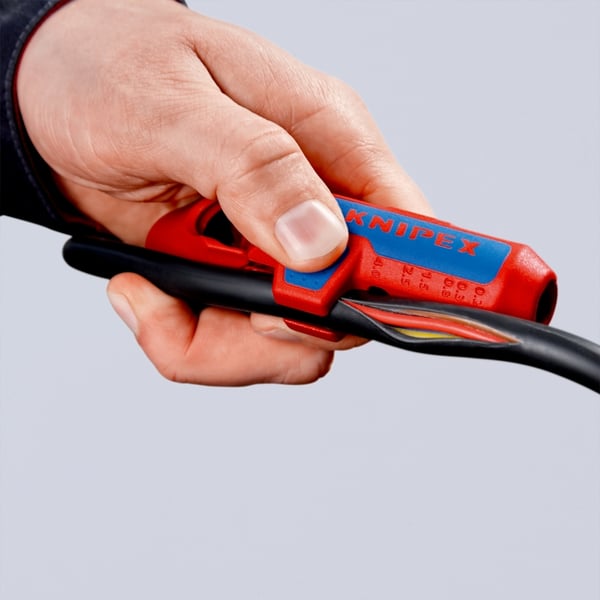 Knipex ErgoStrip kaapelinkuorija Sininen, Punainen