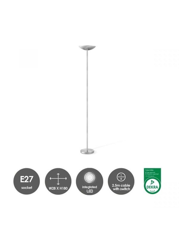Besselink licht F410850-06 golvbelysning 12,5 W