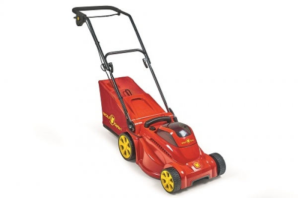 WOLF-Garten LYCOS 40/370 Skubbe plæneklipper Batteri Sort, Rød, Gul