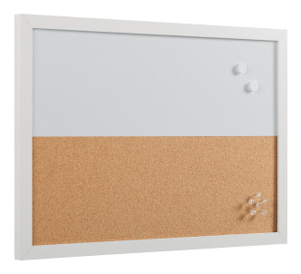 Bi-Office MX03106668 whiteboard 600 x 400 mm Lakeret stål/kork Magnetisk
