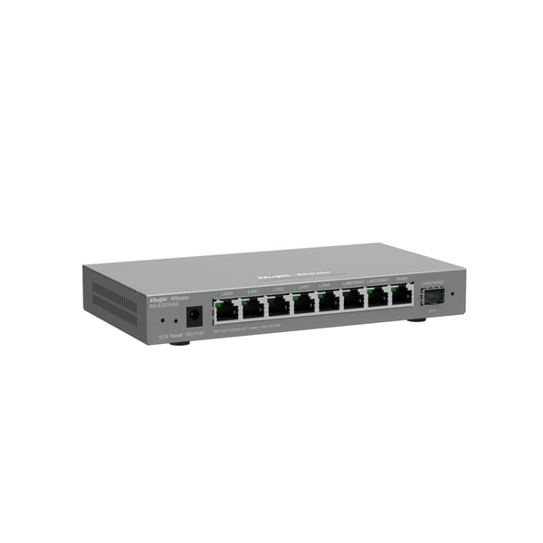 Miniatyrbillede 4 af 5: Ruijie Networks RG-EG209GS kabelforbundet router Gigabit Ethernet Grå