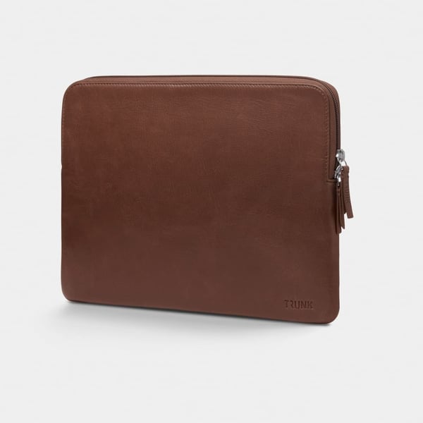 Miniatyrbillede 1 af 7: Trunk Leather Sleeve 35,6 cm (14") Etui Brun