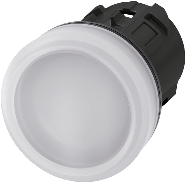 Miniatyrbillede 1 af 4: Siemens 3SU1001-6AA60-0AA0 alarm indikatorlys Hvid