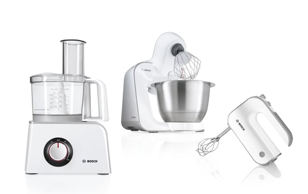 Pikkukuva 3 / 5: Bosch MFQ4080 tehosekoitin Käsisekoitin 500 W Hopea, Valkoinen