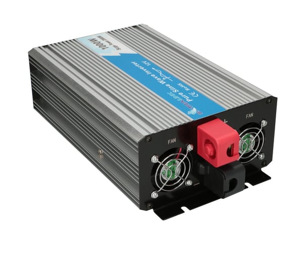 Miniatyrbild 3 av 7: Extralink VOLTAGE CONVERTER 12V - 230V, 1000W, PURE SINUS OPIP-1000W eladaptrar Automatisk Aluminium