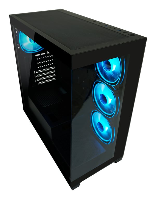 LC-Power LC-715B-ON computeretui Midi Tower Sort
