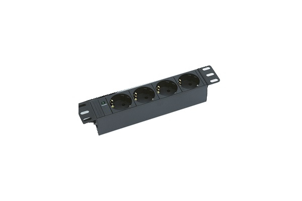 Triton RAB-PD-X91-C1 overspændingsbeskytter Sort 4 AC stikkontakt(er) 2 m