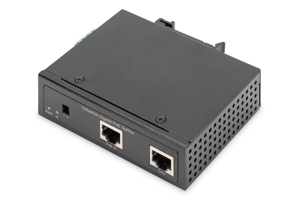 Miniatyrbillede 1 af 6: DIGITUS Industriel Gigabit PoE++ Splitter, 802.3bt