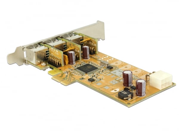 Miniatyrbild 2 av 4: DeLOCK 89656 nätverkskort/adapters Intern USB 2.0