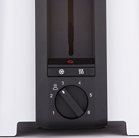 Miniatyrbillede 5 af 5: Cloer Toaster 3531 2 skive(r) 900 W Sort, Hvid