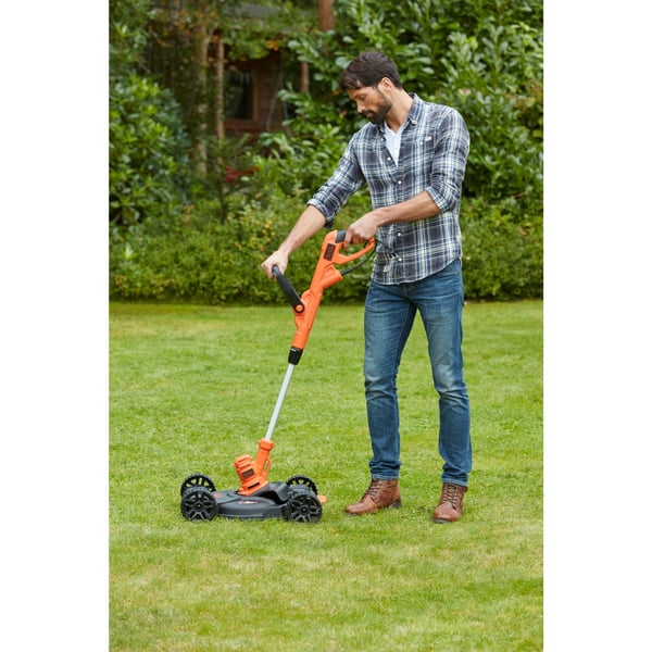 Miniatyrbild 6 av 11: Black & Decker BESTA530CM-QS röjsåg och grästrimmer 550 W Växelström Svart, Orange