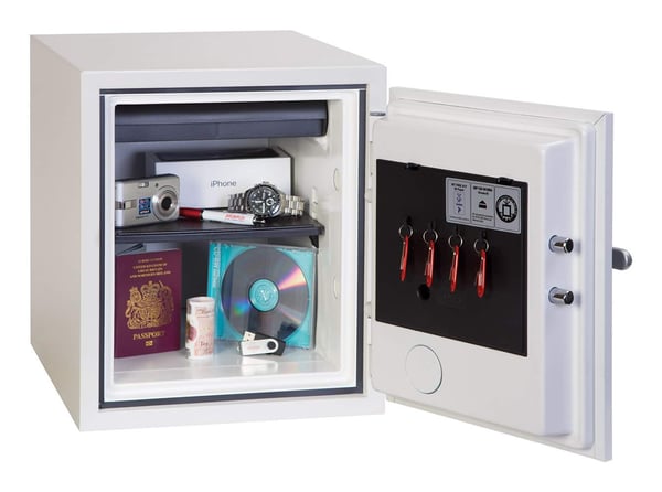 Miniatyrbild 5 av 14: Phoenix Safe Co. Titan FS1282K Golvkassaskåp 25 l Stål Vit